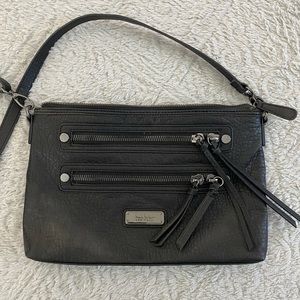 Nicole Miller Black Crossbody Bag